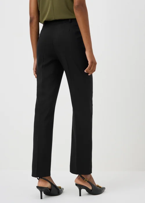 Petite Black Straight Leg Trousers - 8/L27 Image 2