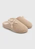 Cream Hidden Support Mule Slippers - Small Image 1