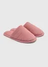 Pink Cord Closed Toe Slippers - Small Image 1