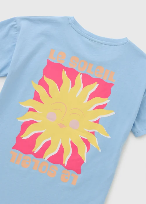 Girls Blue Sun T-Shirt (7-15yrs) - Age 7 Years Image 2