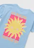 Girls Blue Sun T-Shirt (7-15yrs) - Age 7 Years Image 2