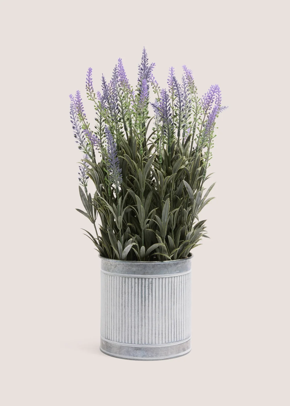 Lavender In Metal Pot Image 1