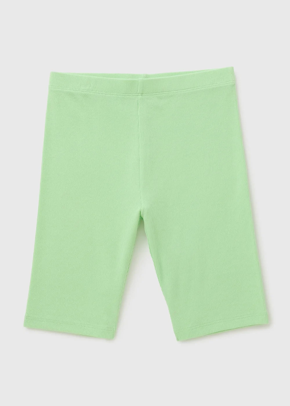 Girls Green Cycling Shorts (7-15yrs) - Age 7 Years Image 1