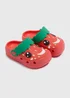 Kids Red Strawberry Clogs (Younger 4/5-Older 1/2) - Size 4 -5 infants Image 1