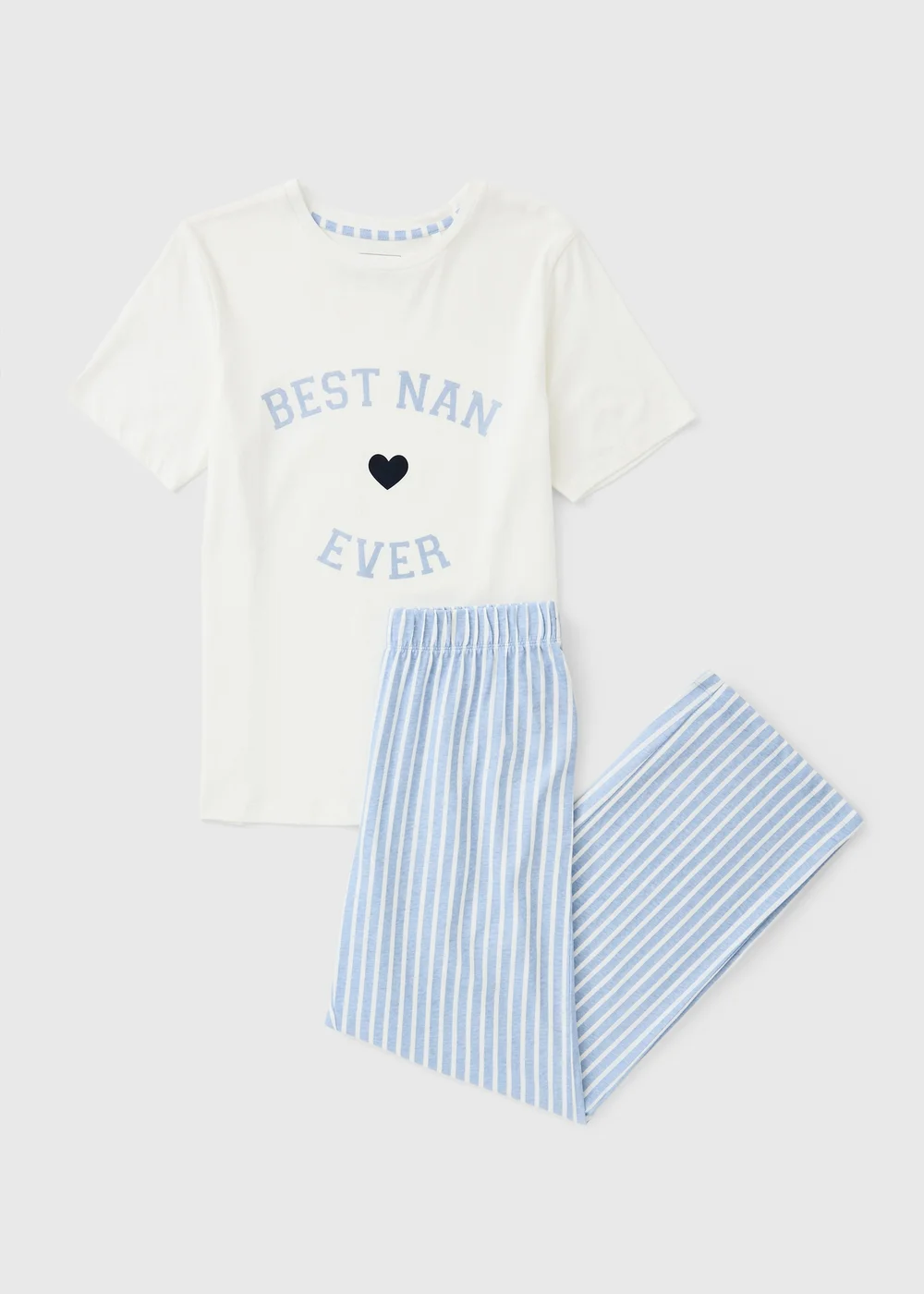 Blue Best Nan Ever Pyjama Set - Extra small Image 1
