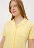 Yellow Traditional Short Sleeve Pyjama - Extra small Image 2