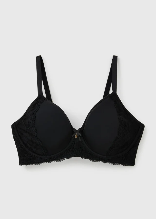 DD+ Black Lace Comfort Minimise Bra