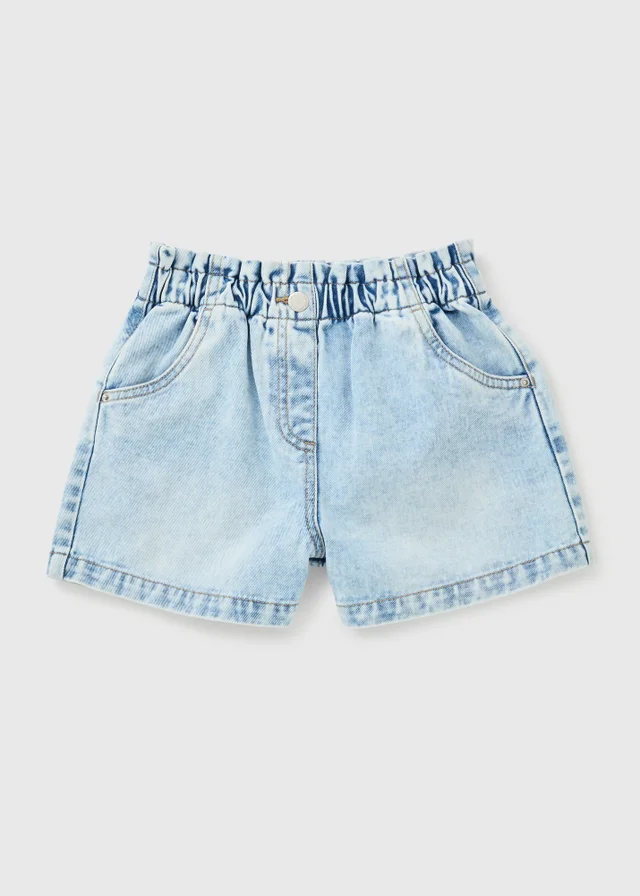 Girls Light Blue Denim Shorts (7-15yrs)