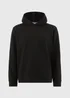 Black Textured Hoodie - Small Image 4