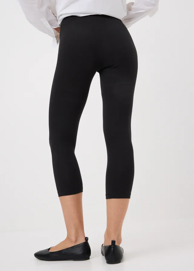 Black Cropped Leggings