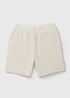 Ecru Pique Co Ord Shorts - Medium Image 4