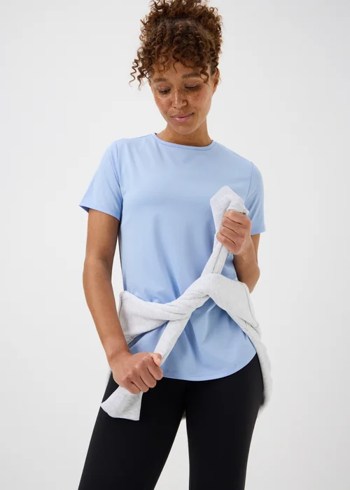 Souluxe Light Blue Sports T-Shirt - M Image 1