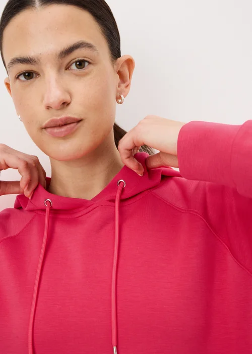 Souluxe Coral Sand Wash Longline Hoodie - Small Image 3