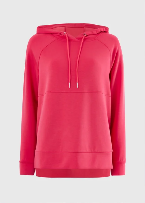 Souluxe Coral Sand Wash Longline Hoodie - Small Image 4