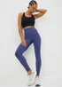 Souluxe Blue Long Length Gym Leggings - Size 8 Image 1