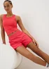 Souluxe Coral 2 in 1 Sports Shorts - Size 8 Image 1