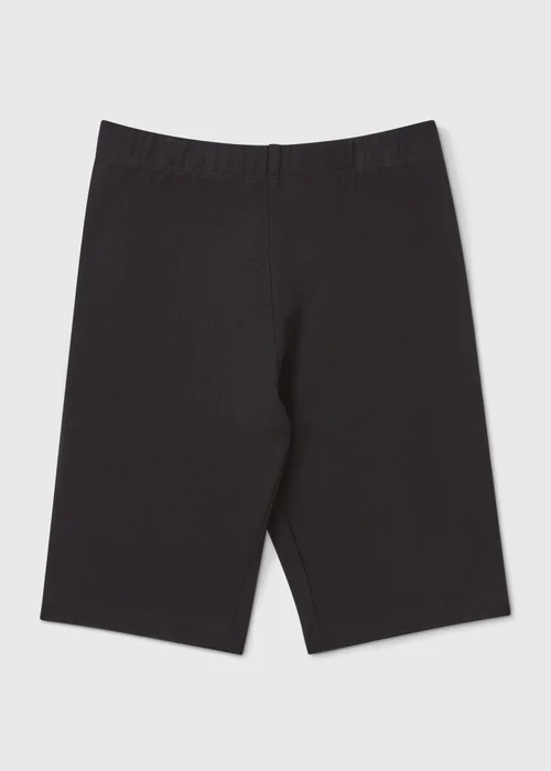 Girls Black Cycling Shorts (7-15yrs) - Age 7 Years Image 1