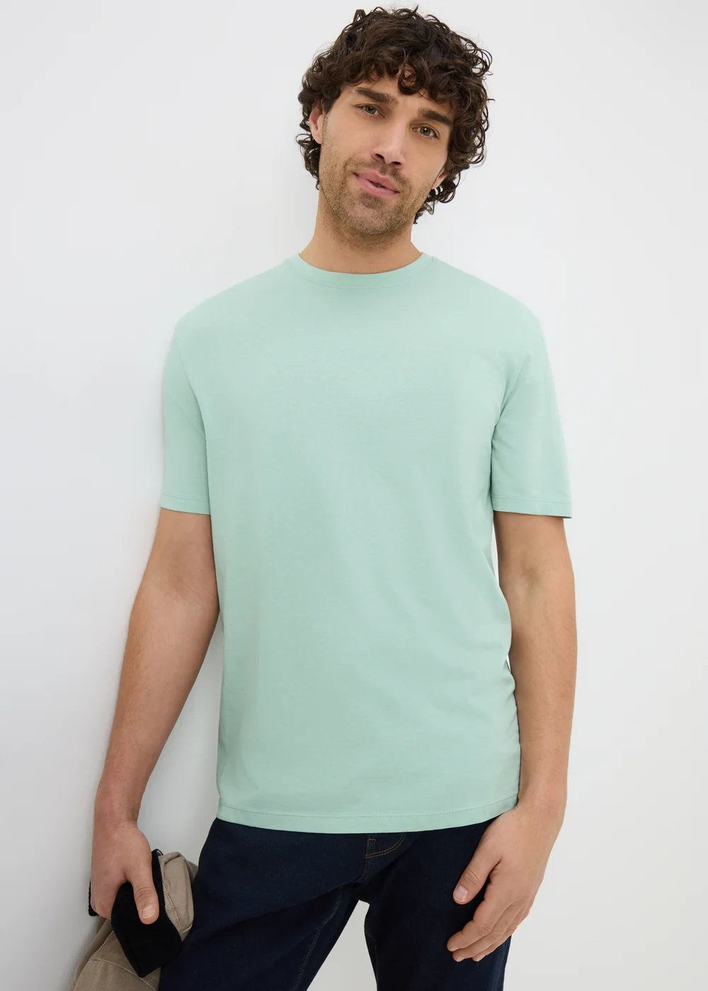 Mint Essential Crew Neck T-Shirt - Extra small Image 1