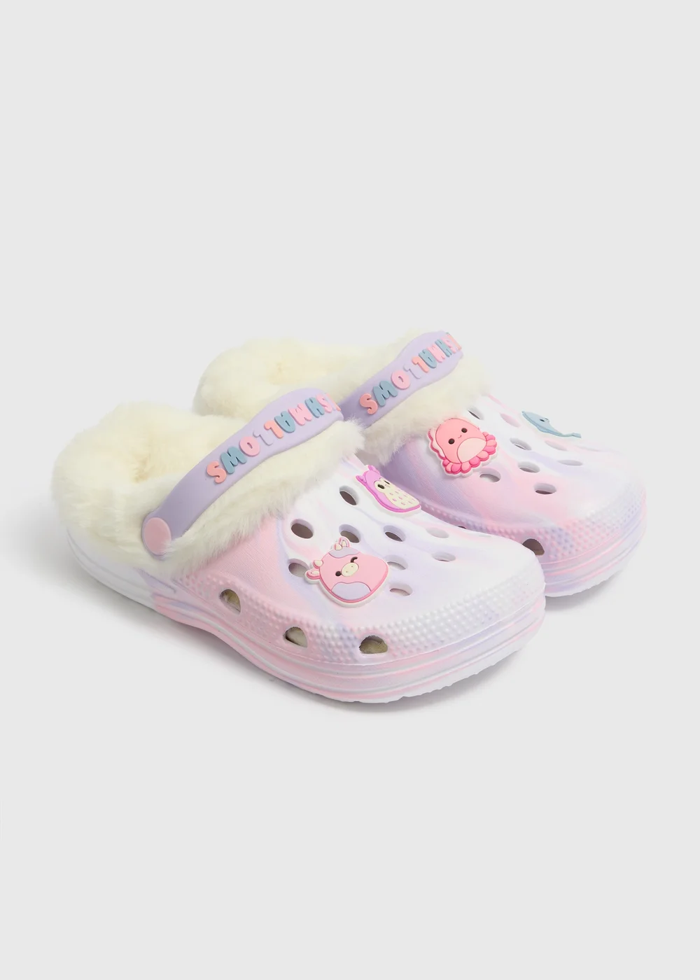 Squishmallows Girls Multicolour Warm Lined Clogs (Younger 6/7-Older 3/4) - Size 6 - 7 infants Image 1