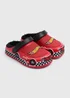 Hot Wheels Boys Red Warm Lined Clogs (Younger 6/7-Older 1/2) - Size 6 - 7 infants Image 1