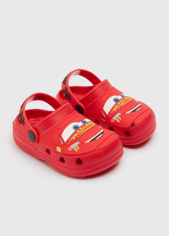 Cars Boys Red Clogs (Younger 4/5 - 12/13)
