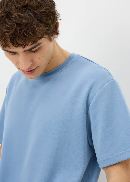 Blue Elevated Co Ord T-Shirt - 3XL Image 3