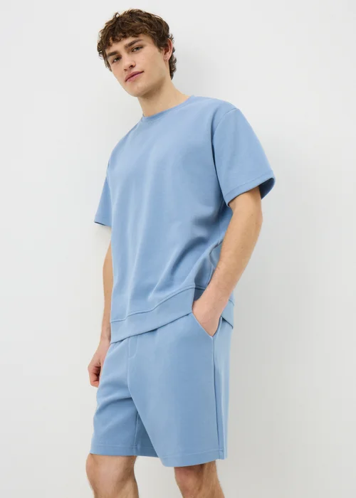 Blue Elevated Co Ord T-Shirt - 3XL Image 1