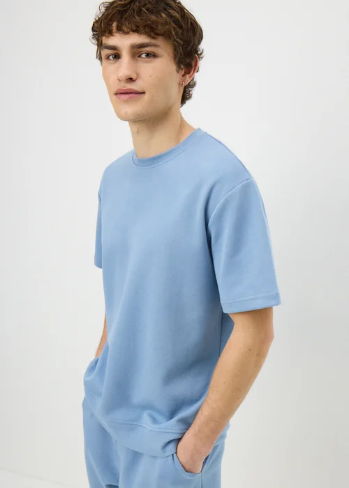 Blue Elevated Co Ord T-Shirt - 3XL Image 2