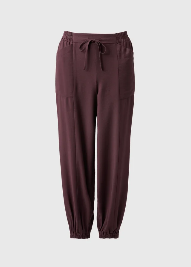 Burgundy Cuffed Trousers