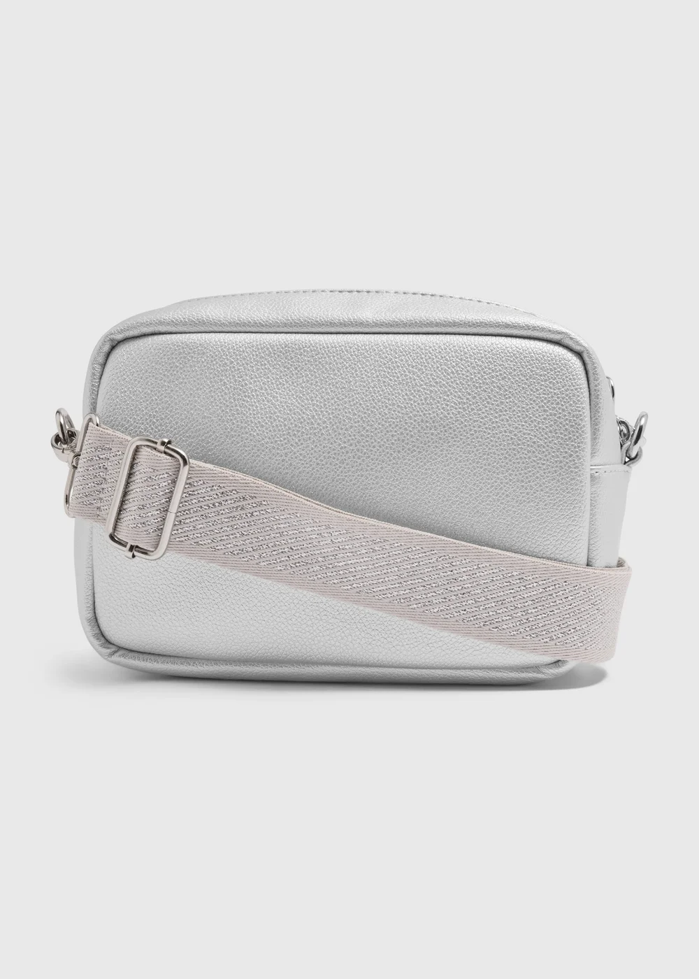 Silver Camera Bag - One Size Image 1