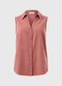 Pink Sleeveless Clipper Shirt - Size 8 Image 1
