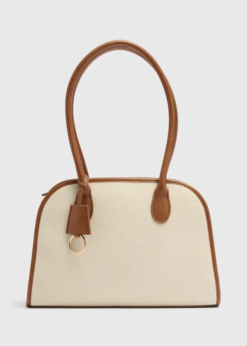 Tan Canvas Bowling Bag - One Size Image 3