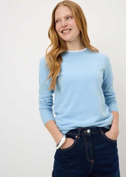 Light Blue Supersoft Jumper - Size 8 Image 1