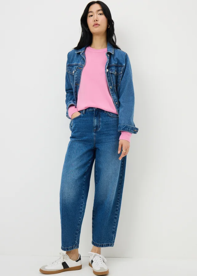 Bright Pink Supersoft Crew Neck Jumper