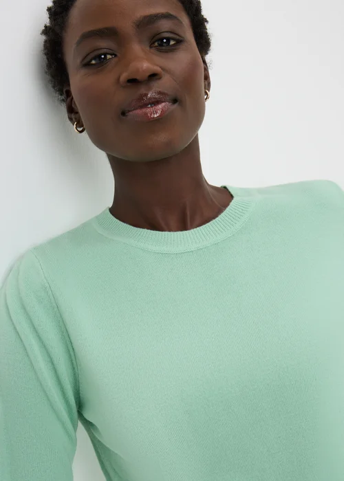 Bright Green Supersoft Crew Neck Jumper - 8 Image 3