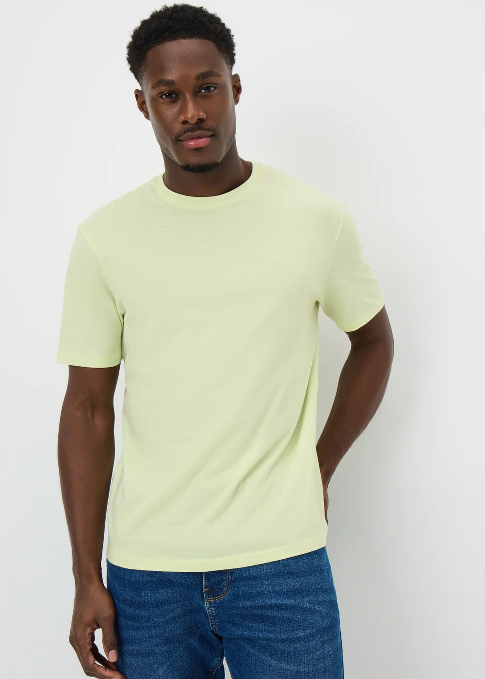 Lemon Essential Crew Neck T-Shirt - Extra small Image 1