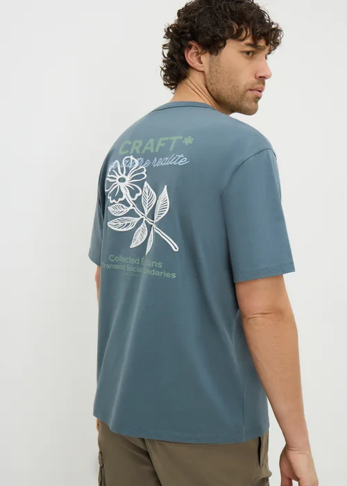 Blue Back Graphic T-Shirt - Small Image 1