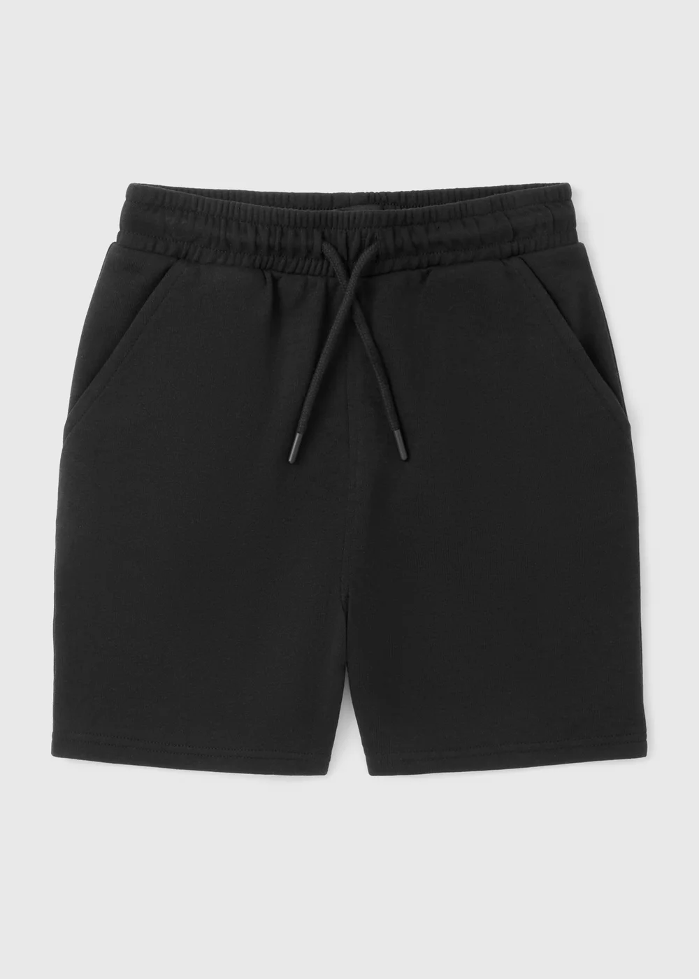 Boys Black Jogger Shorts (7-15yrs) - Age 7 Years Image 1