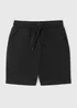 Boys Black Jogger Shorts (7-15yrs) - Age 7 Years Image 1