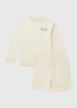 Boys Cream Global Sweatshirt & Short Set (7-15yrs) - Age 7 Years Image 1