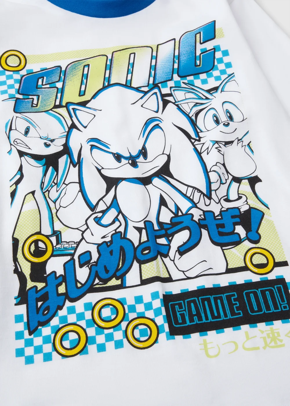 Sonic Boys Blue Long Pyjama Set (4-12yrs) - Age 4 Years Image 2