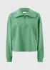 Green Interlock Wide Collar Sweatshirt - Extra small Image 1