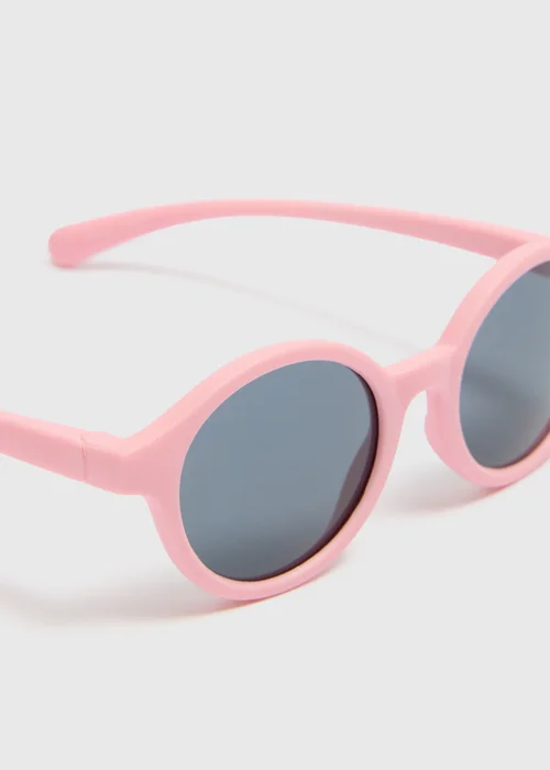 Baby Pink Flexible Sunglasses Image 2