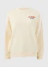 Cream Spritz Graphic Sweatshirt - Extra small Image 1