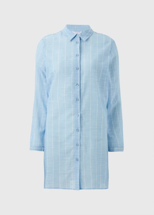 Blue Stripe Beach Shirt - M Image 3