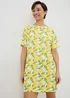 Yellow Lemon Print Nightie - Extra small Image 1