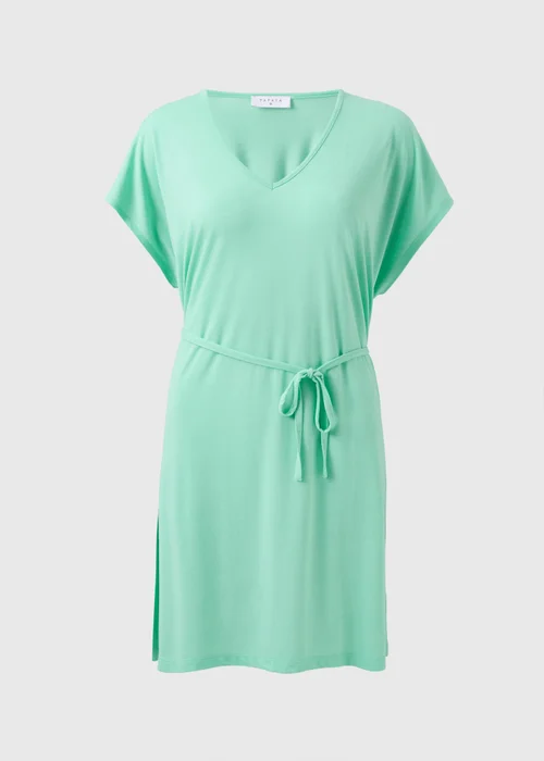 Aqua Jersey Kaftan - L Image 3
