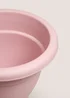 Pink Plastic Small Planter Image 2