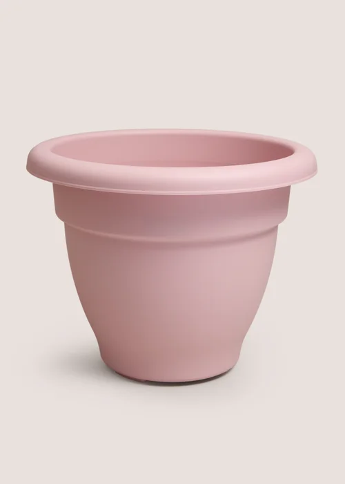 Pink Plastic Small Planter Image 1