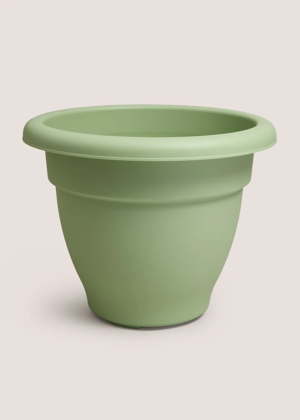 Green Plastic Small Planter Image 1